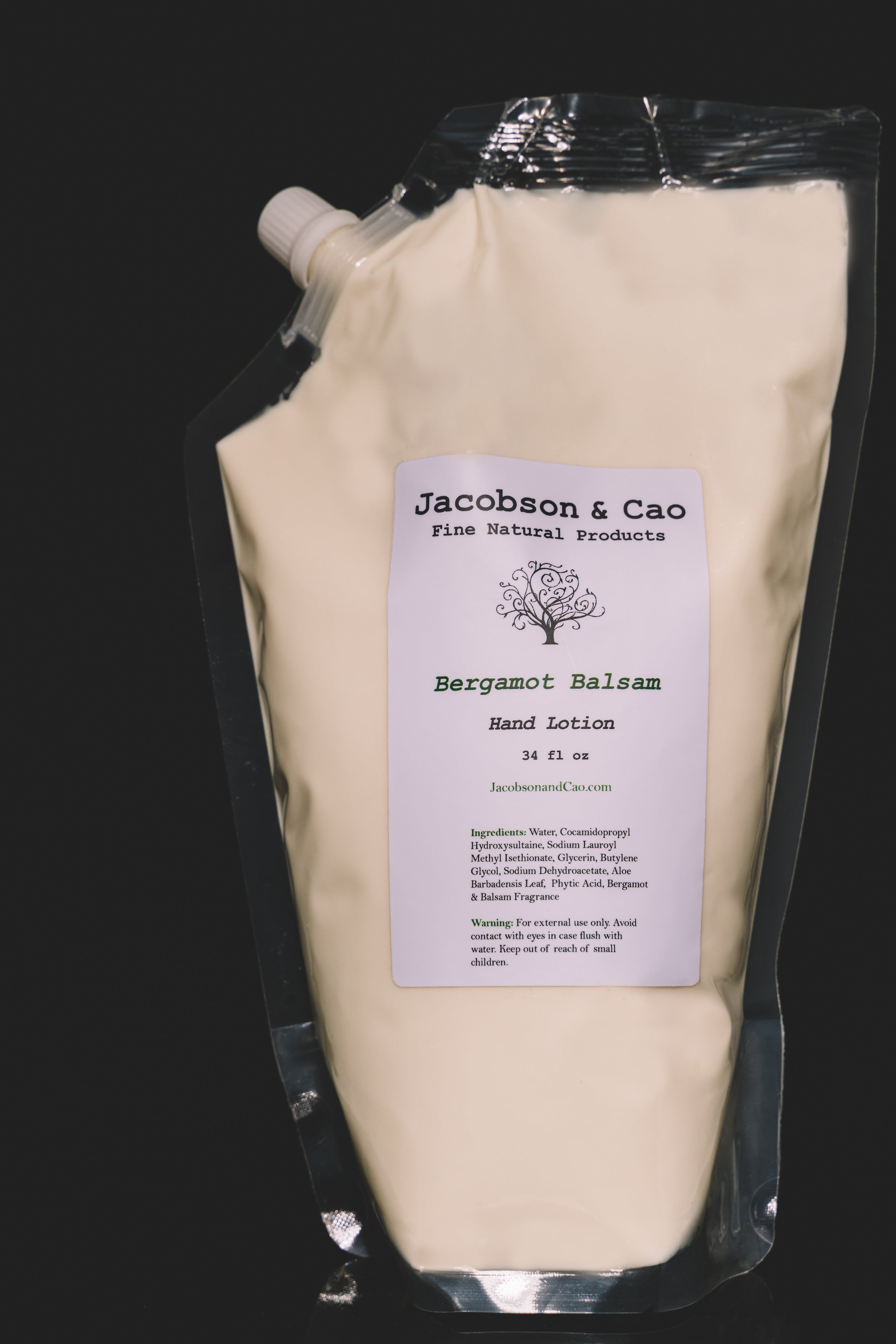 Bergamot Balsam Hand Lotion Refill <p> 34 fl oz </p>